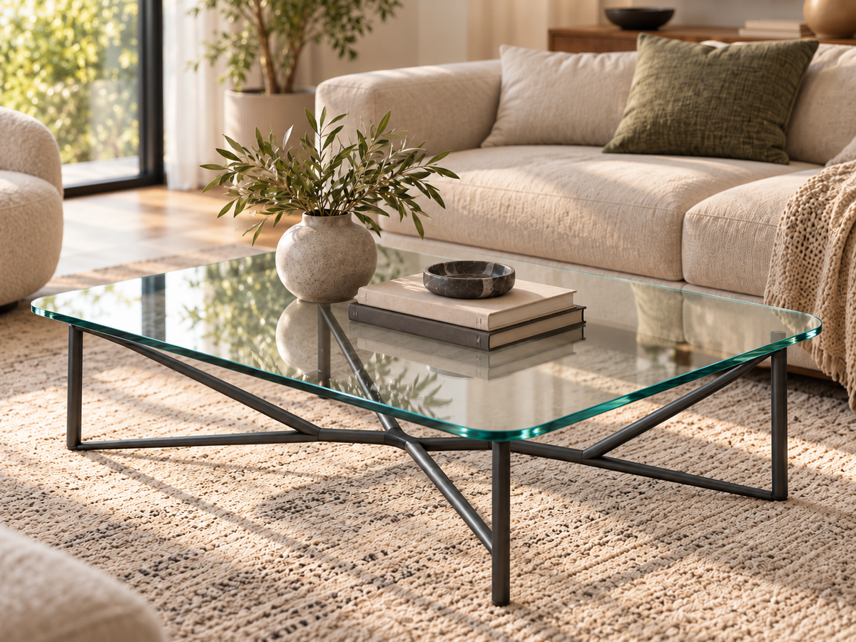 Plateau en verre trempé – 1190 × 790 mm – 8 mm