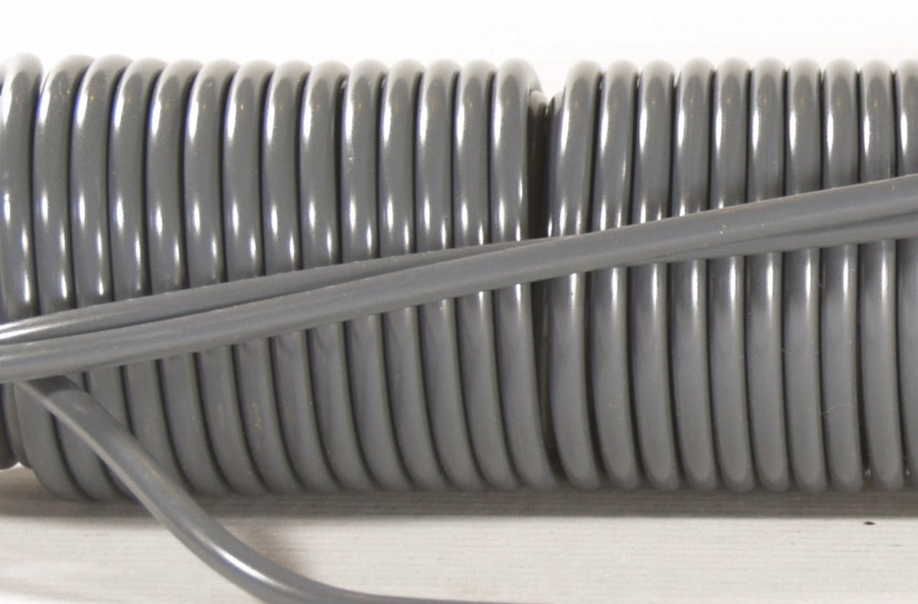Fil scoubidou au mètre - GRIS ANTHRACITE - diamètre 5mm