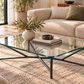 Plateau en verre trempé transparent – 1000 × 600 mm – 6 mm