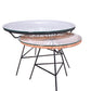 Plateau rond en verre trempé – Diamètre 50 cm – 6 mm