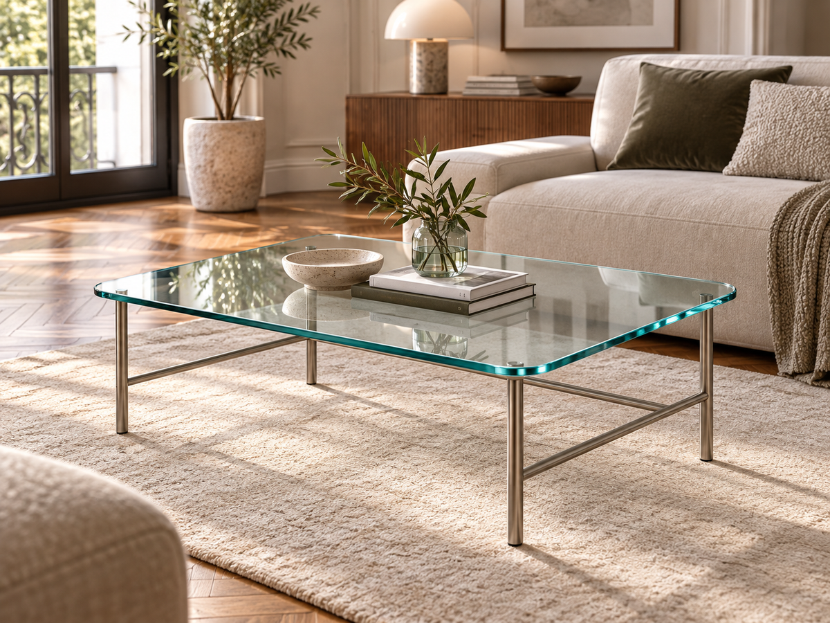 Plateau en verre trempé – 700 × 500 mm – 6 mm